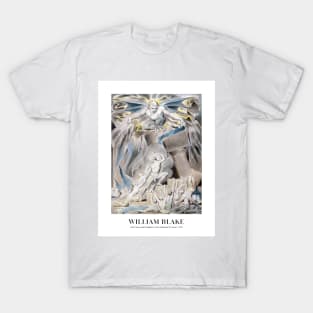 William Blake - Job's Sons and Daughters Overwhelmed by Satan T-Shirt